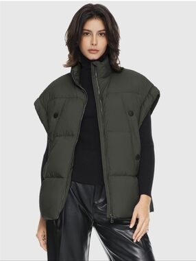 NWT Orolay Oversized Sleeveless Classic Puffer Vest